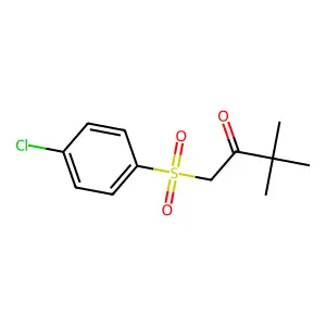 2-Butanone, 1-((4-chlorophenyl)sulfonyl)-3,3-dimethyl- structure
