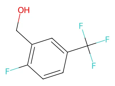 3-Fluoro-4-(trifluoromethyl)benzyl alcohol structure