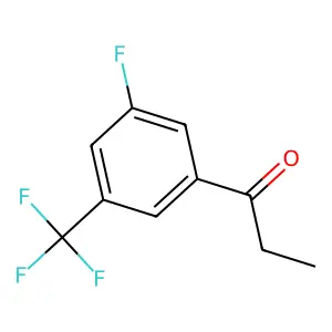 3'-Fluoro-4'-(trifluoromethyl)propiophenone structure