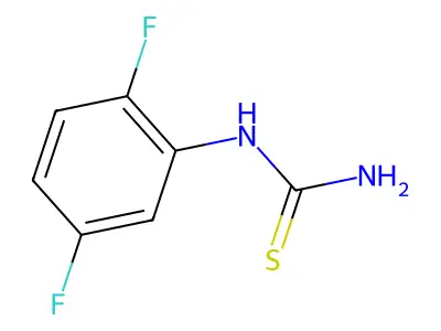 (2,5-Difluorophenyl)thiourea structure