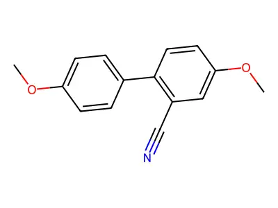 5-Methoxy-2-(4-methoxyphenyl)benzonitrile structure