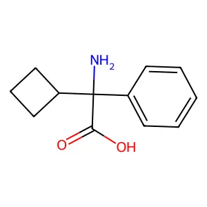 2-氨基-2-环丁基-2-苯基乙酸 structure
