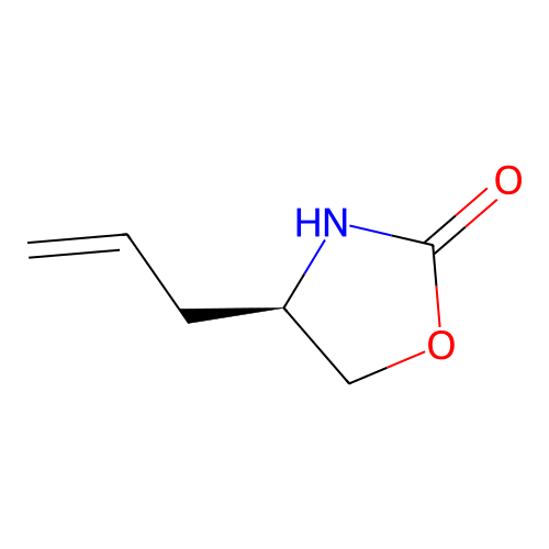 (4R)-4-prop-2-enyl-1,3-oxazolidin-2-one structure