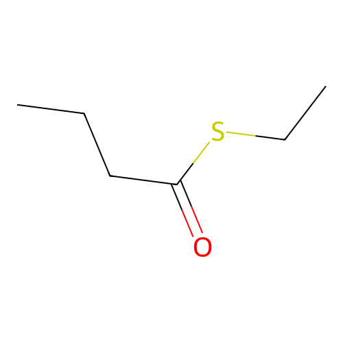 Butanethioic acid, S-ethyl ester structure