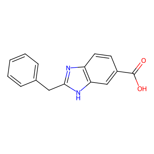 2-苄基-1H-苯并咪唑-6-甲酸 structure