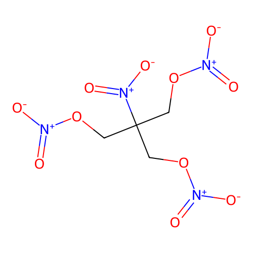 1,3-Propanediol, 2-nitro-2-[(nitrooxy)methyl]-, 1,3-dinitrate structure