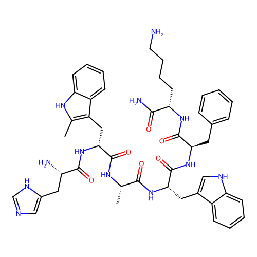 Examorelin structure