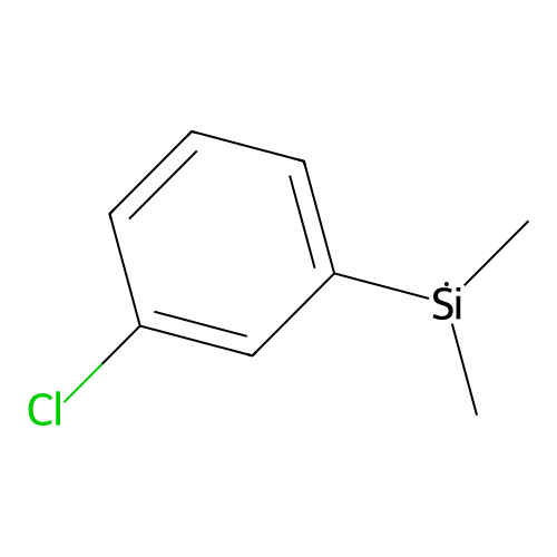 Silane, (3-chlorophenyl)dimethyl- structure