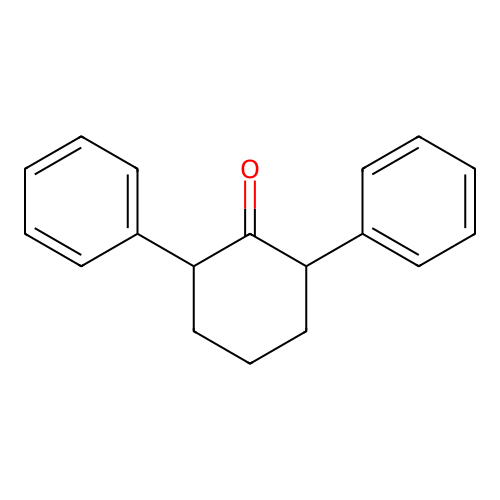 2,6-Diphenylcyclohexanone structure