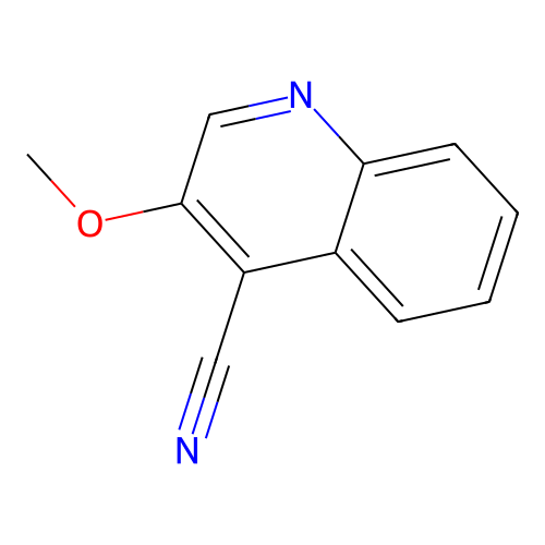 4-Cyano-3-methoxyquinoline structure