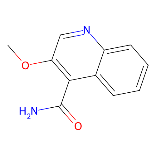 4-Carbamoyl-3-methoxyquinoline structure