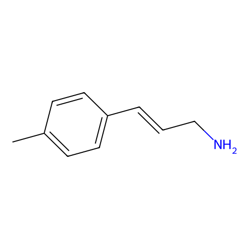 3-(4-methylphenyl)prop-2-en-1-amine structure