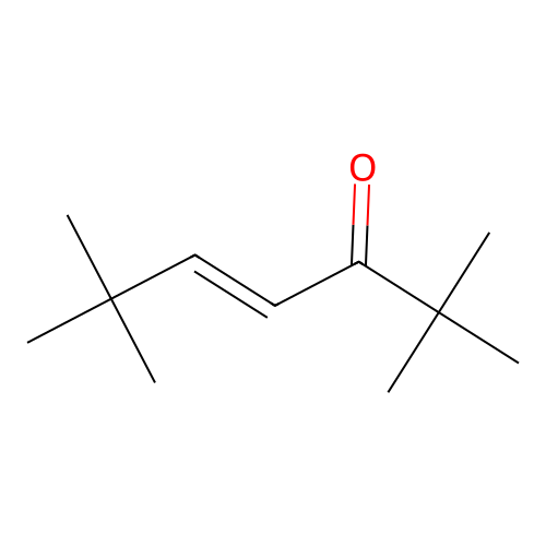 (E)-2,2,6,6-Tetramethyl-4-hepten-3-one structure