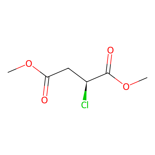 dimethyl (2S)-2-chlorobutanedioate structure