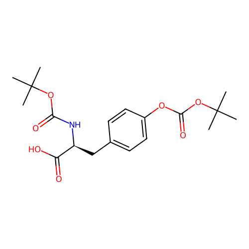 Boc-tyr(boc)-OH structure