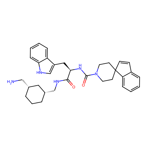 (1R,1'S,3'R/1R,1'R,3'S)-L-054,264 structure