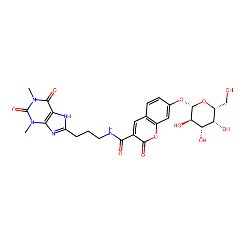 GU-theophylline structure