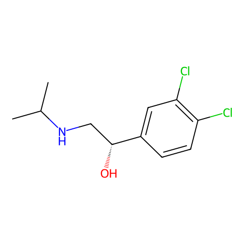 (S)-2-Isopropylamino-1-(3,4-dichlorophenyl)ethanol structure