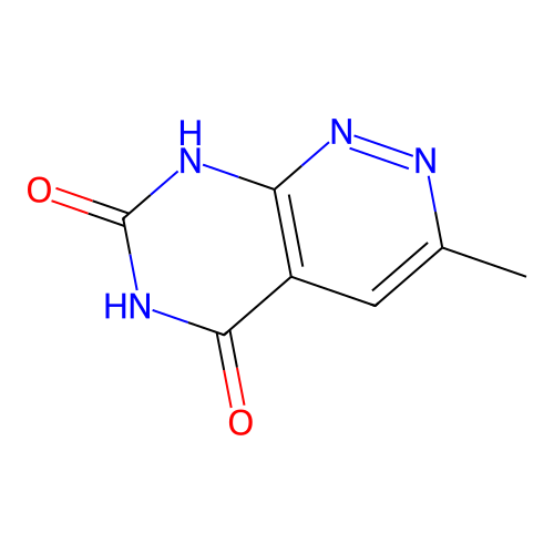 3-Methylpyrimido[4,5-c]pyridazine-5,7(6H,8H)-dione structure