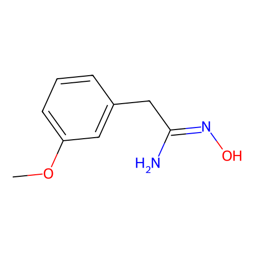 N'-Hydroxy-2-(3-methoxyphenyl)acetimidamide structure