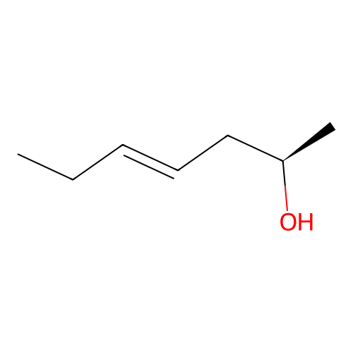 (2R)-hept-4-en-2-ol structure