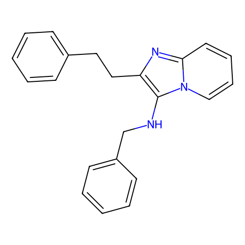 N-benzyl-2-(2-phenylethyl)imidazo[1,2-a]pyridin-3-amine structure