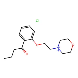 Butyrophenone, 2'-(2-morpholinoethoxy)-, hydrochloride structure