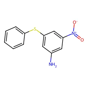 3-Nitro-5-(phenylsulfanyl)aniline structure