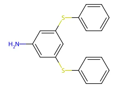 3,5-Bis(phenylsulfanyl)aniline structure