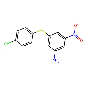 3-[(4-Chlorophenyl)sulfanyl]-5-nitroaniline structure