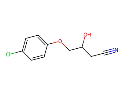 4-(4-Chlorophenoxy)-3-hydroxybutanenitrile structure