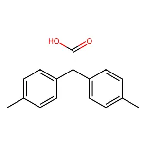 4-Methyl-alpha-(4-methylphenyl)benzeneacetic acid structure