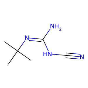 N-(tert-Butyl)-N'-cyanoguanidine structure