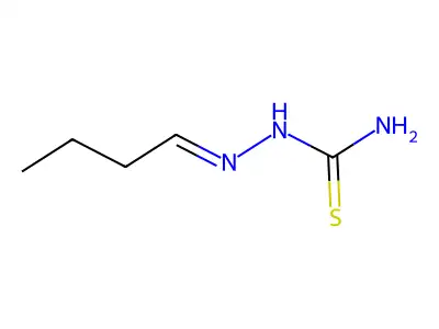 Butyraldehydethiosemicarbazone structure