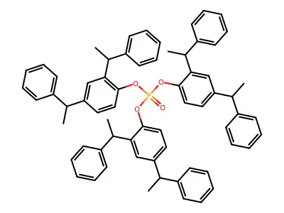 Tris(2,4-bis(1-phenylethyl)phenyl) phosphate structure