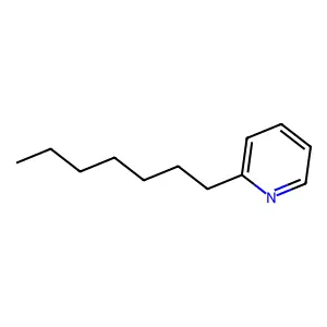 2-Heptylpyridine structure