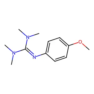 Guanidine, N''-(4-methoxyphenyl)-N,N,N',N'-tetramethyl- structure
