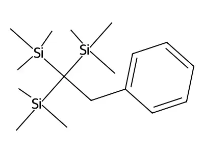 alpha,alpha,alpha-Tris(trimethylsilyl)ethylbenzene structure