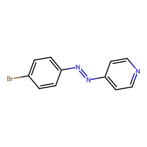 4-((p-Bromophenyl)azo)pyridine structure