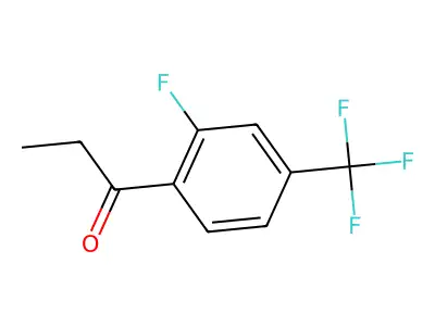 2'-Fluoro-4'-(trifluoromethyl)propiophenone structure