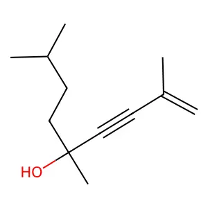 2,5,8-Trimethyl-1-nonen-3-yn-5-ol structure