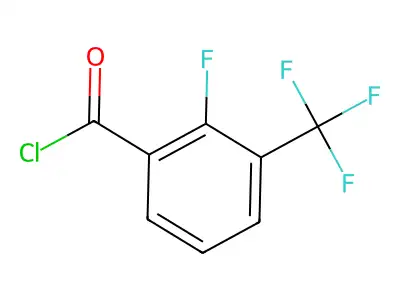 2-Fluoro-3-(trifluoromethyl)benzoyl chloride structure
