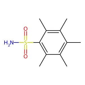 2,3,4,5,6-Pentamethylbenzenesulfonamide structure