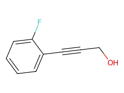 3-(2-Fluorophenyl)prop-2-yn-1-ol structure