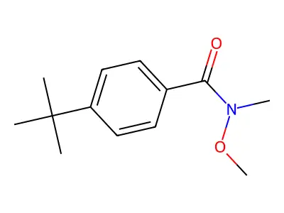 4-(tert-Butyl)-N-methoxy-N-methylbenzamide structure