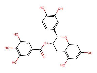 (+)-Catechin 3-Gallate structure