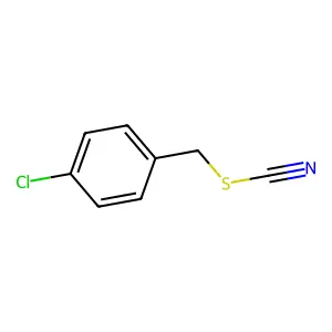 (4-Chlorophenyl)methyl thiocyanate structure