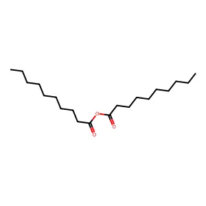癸酸酐 structure