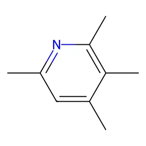 2,3,4,6-Tetramethylpyridine structure