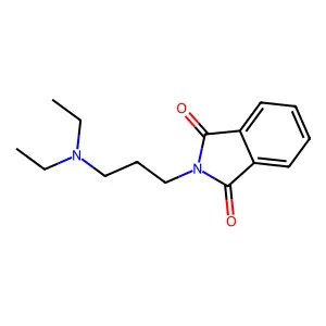 2-[3-(Diethylamino)propyl]-1H-isoindole-1,3(2H)-dione structure